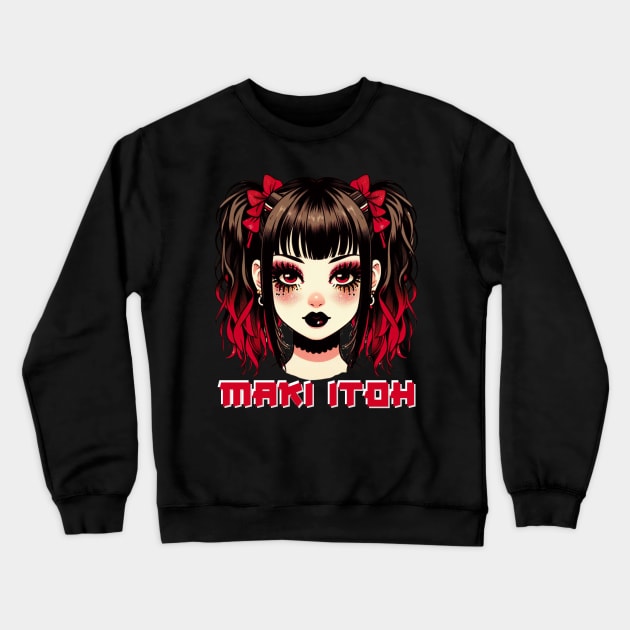 Maki Itoh (Light Letters) Crewneck Sweatshirt by Tiger Mountain Design Co.